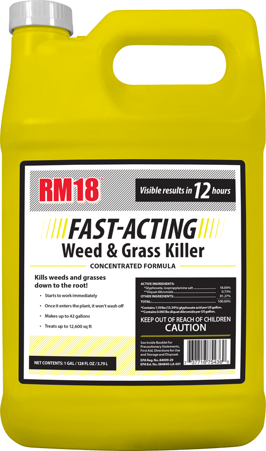 Rm18 Fast Acting Weed & Grass Killer - Plastic Clipart (539x914), Png Download