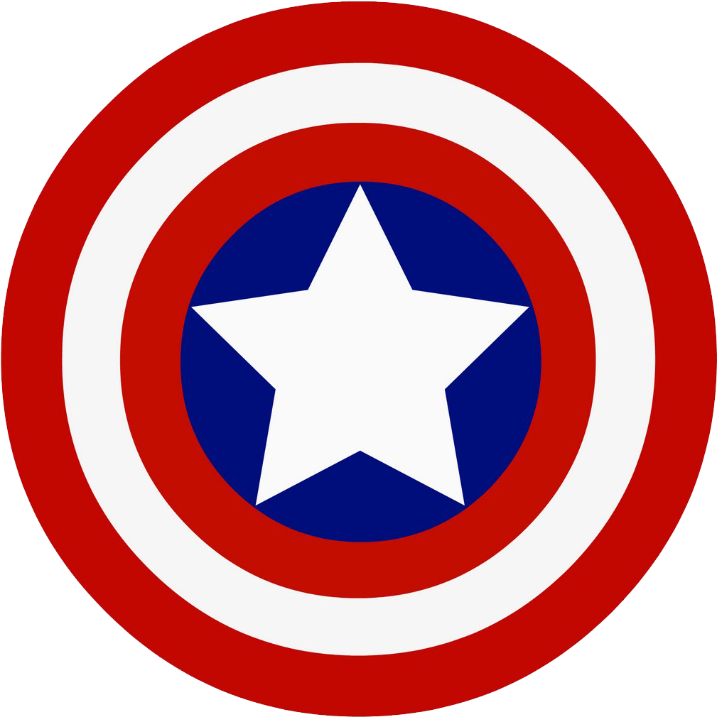 Captain America Shield Emblem - Captain America Superhero Logo Clipart (1009x1010), Png Download