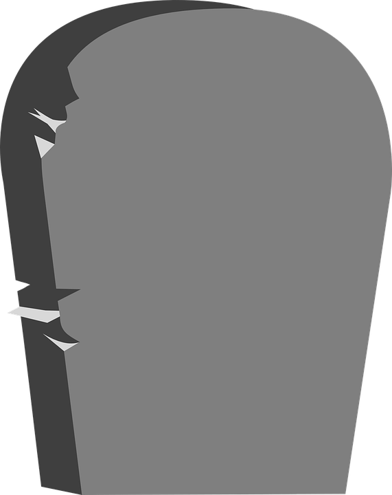 Headstone Clipart - Transparent Gravestone - Png Download (571x720), Png Download