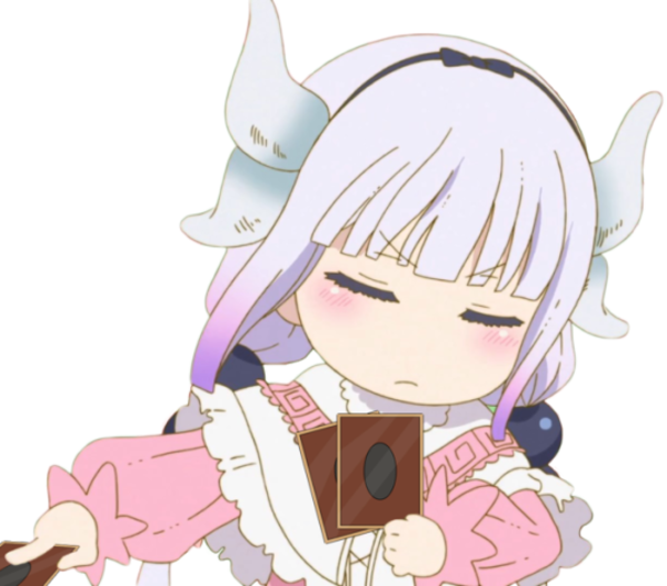 Miss Kobayashi's Dragon Maid - Blue Eyes White Dragon Kanna Clipart (600x527), Png Download