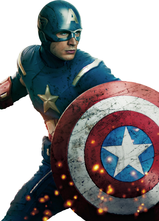 Png Capitão América Clipart (544x757), Png Download