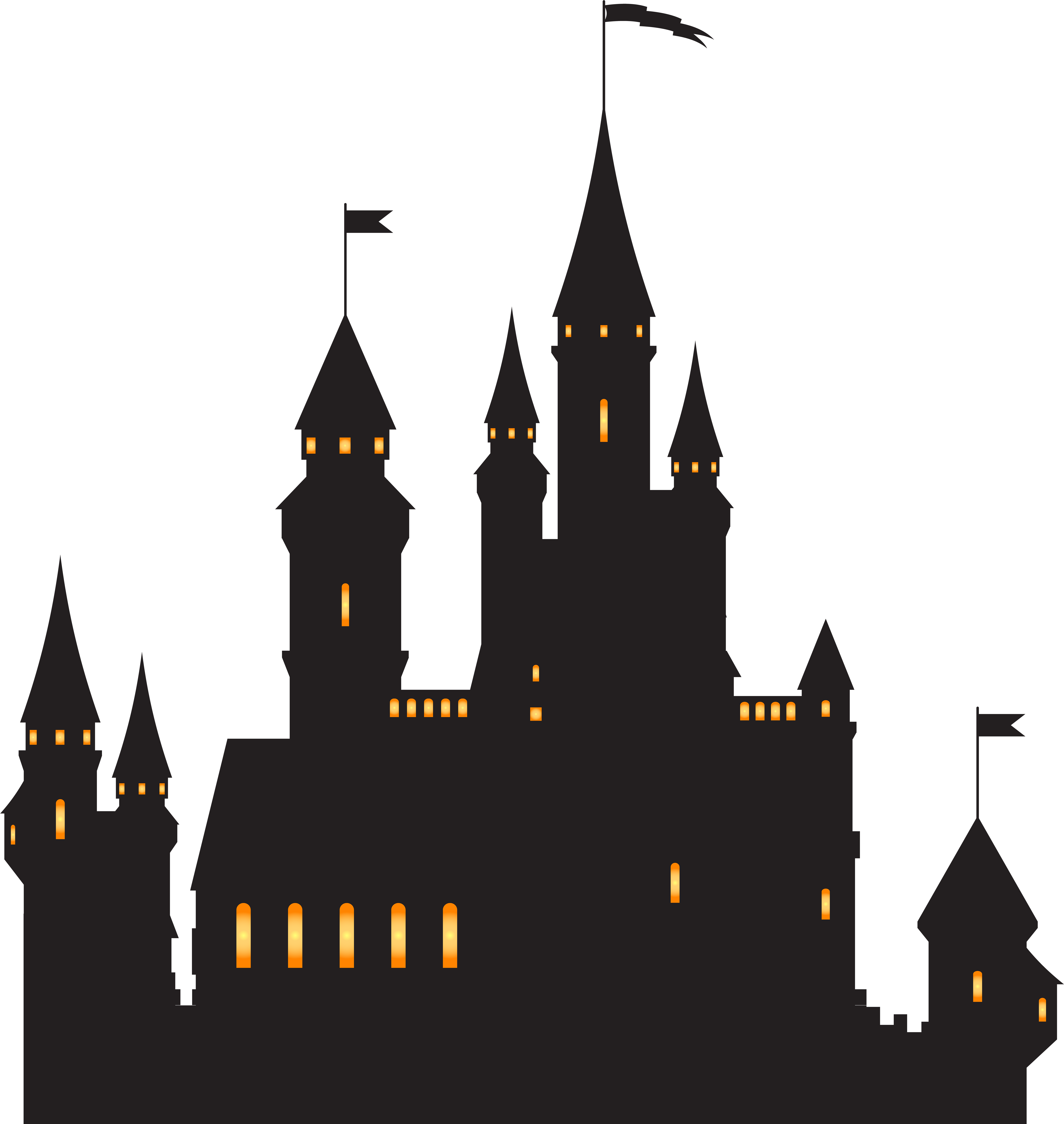 Castle Silhouette Png Clip Aru200b Gallery Yopriceville Transparent Png (7735x8000), Png Download