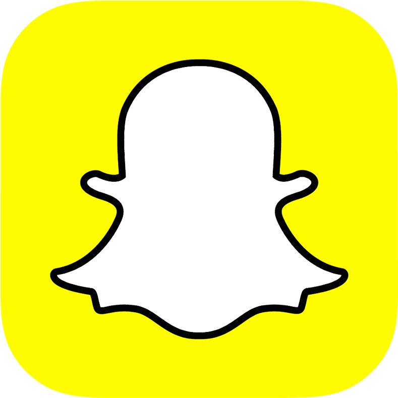 Snapchat Logo Picaboo - Snapchat Logo Cartoon Png Clipart (1900x1069), Png Download