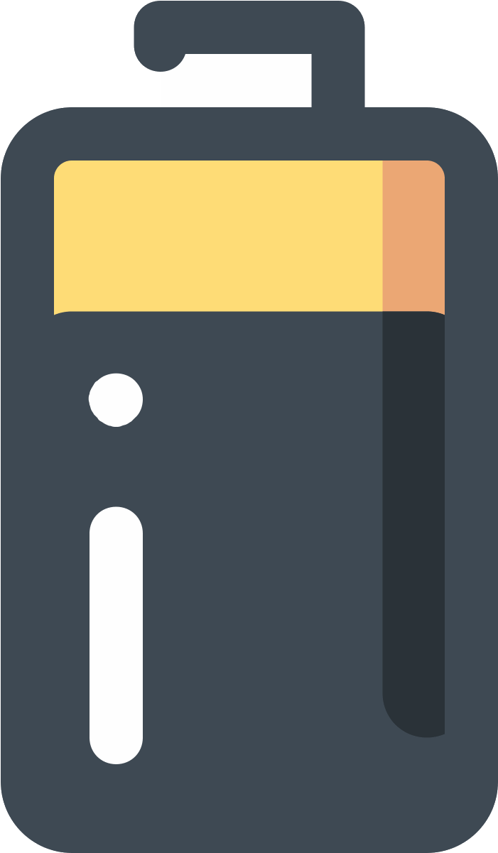 Battery Vector Png - Battery Png Icon Clipart (1600x1600), Png Download