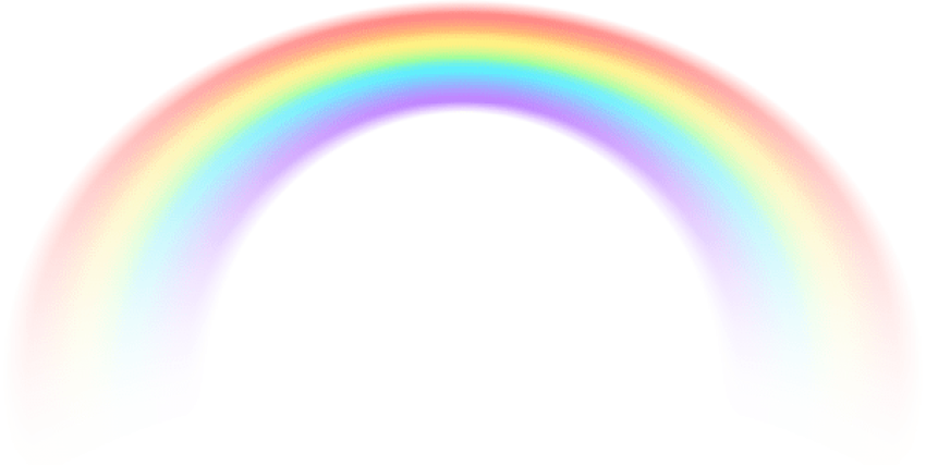 Free Png Download Rainbow Transparent Png Images Background - Rainbow Png Clipart (850x427), Png Download