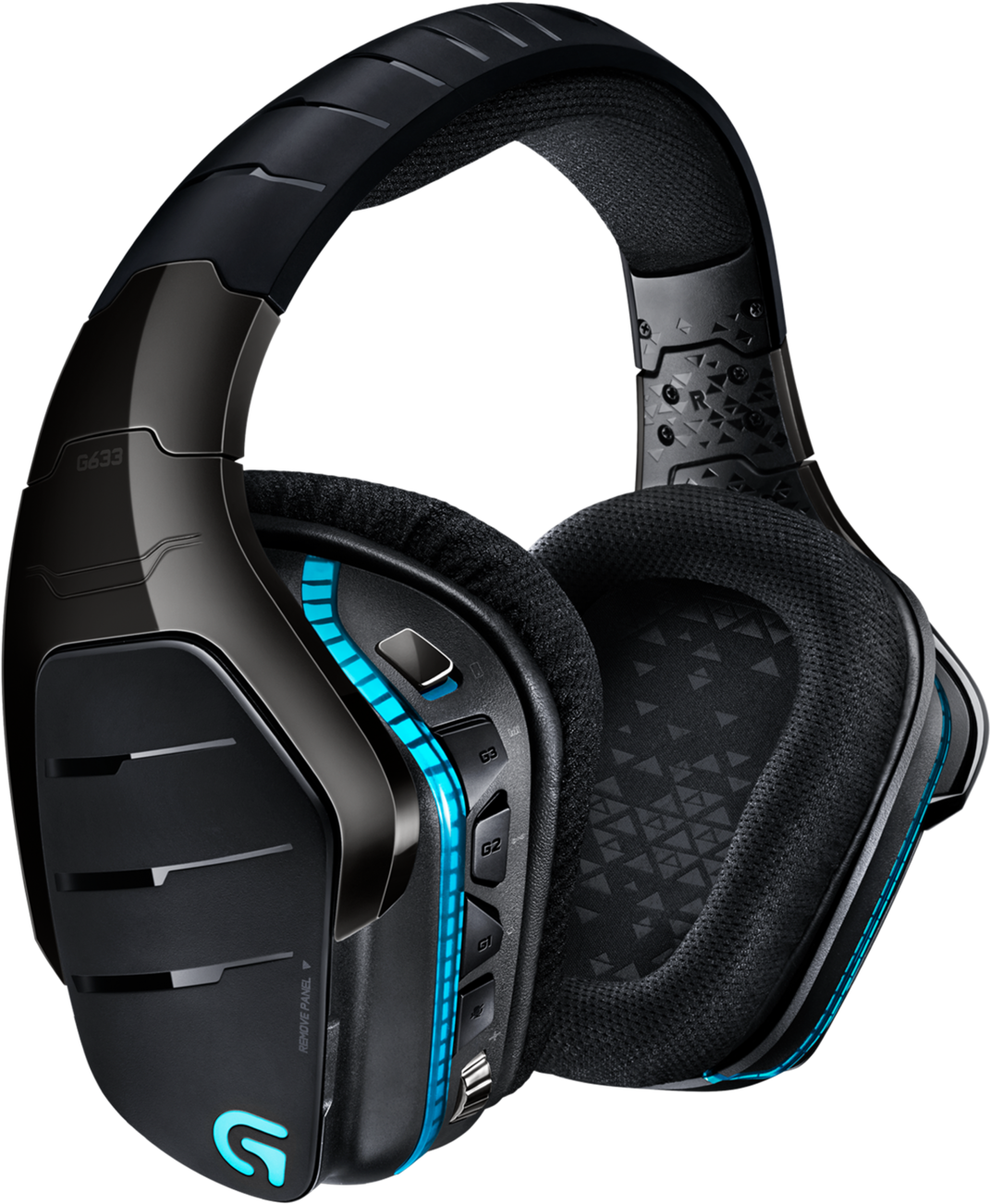 G633 - Headset Logitech G933 Clipart (2000x1327), Png Download