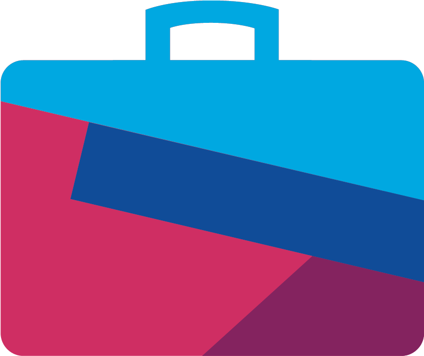 Team Recognition Icons - Briefcase Clipart (834x834), Png Download