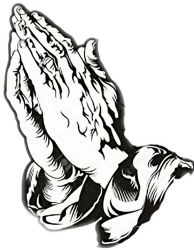 Praying Prayer Drawing Others Hands Free Transparent - Jesus Hands Praying Clipart (676x872), Png Download