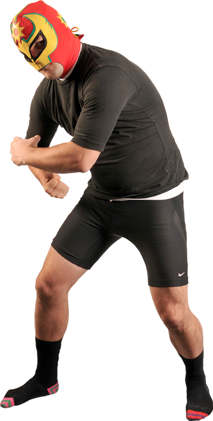 Wrestlerclipping - Mexican Wrestler Png Transparent Png (700x1379), Png Download
