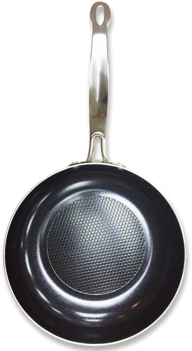02877 Diamond Pan - Frying Pan Clipart (439x700), Png Download