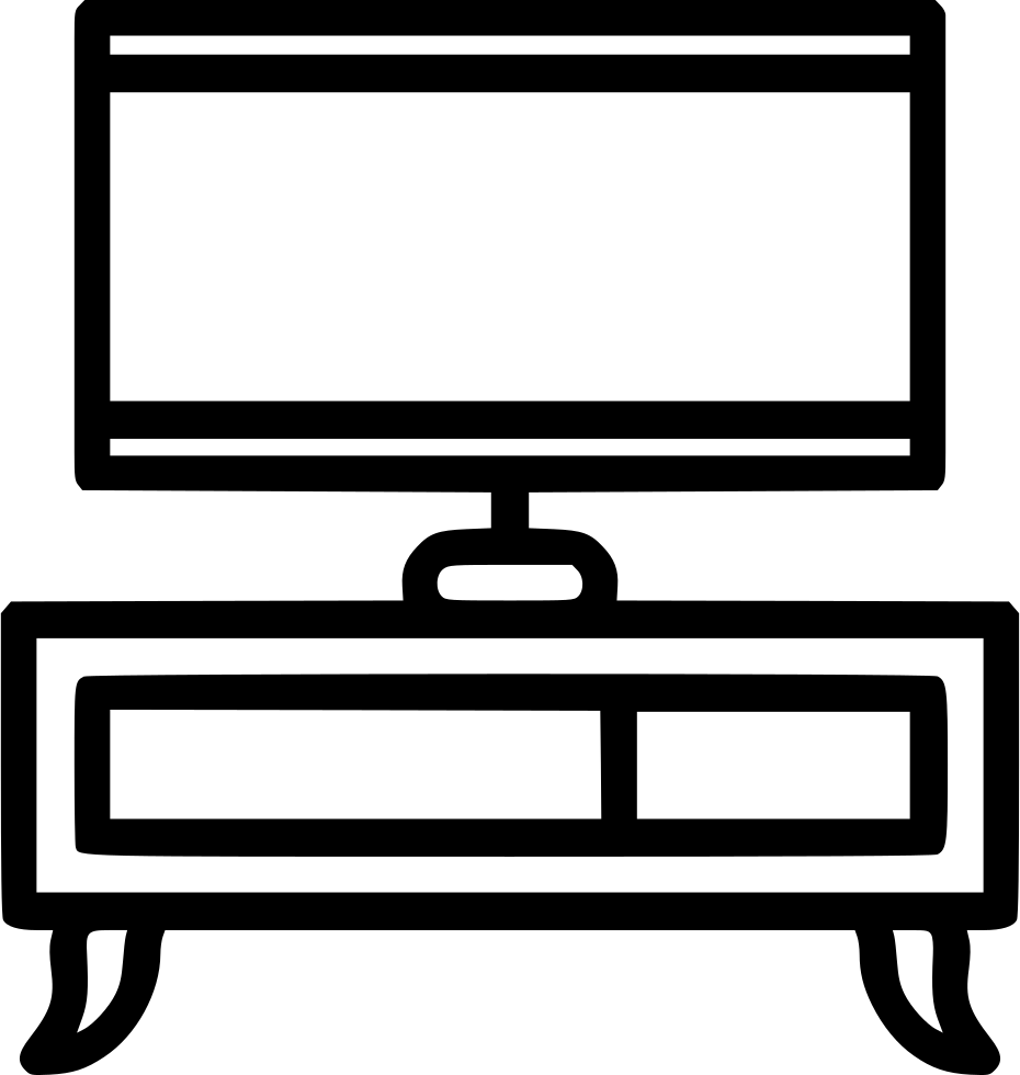 Tv Stand Svg Png Icon Free Download - Wardrobe Icon Clipart (930x980), Png Download