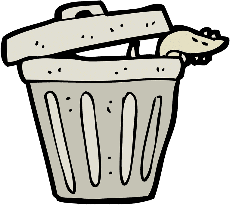 Rat In A Can Clipart , Png Download - Rat Is In The Bin Clipart Transparent Png (764x680), Png Download