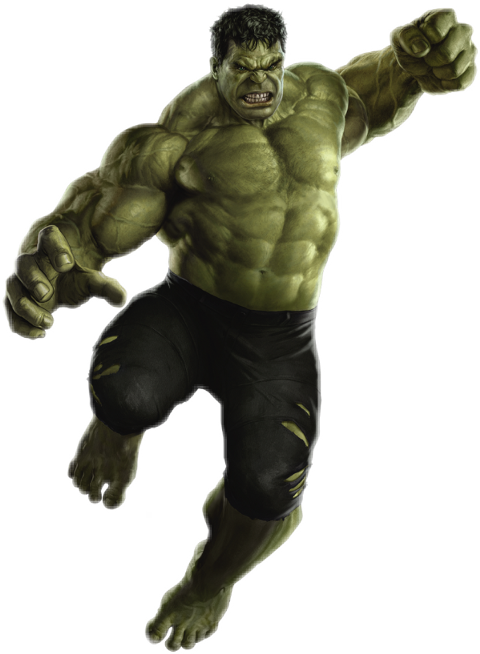 Avengers Hulk Png Clipart (480x654), Png Download