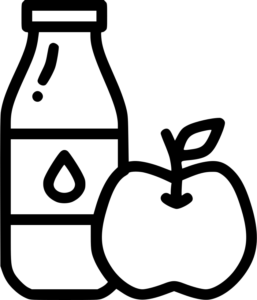 Png File Svg - Fruit Milk Icon Clipart (840x980), Png Download