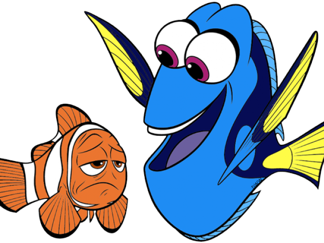 Finding Dory , Png Download - Dory Finding Nemo Silhouette Clipart (640x480), Png Download