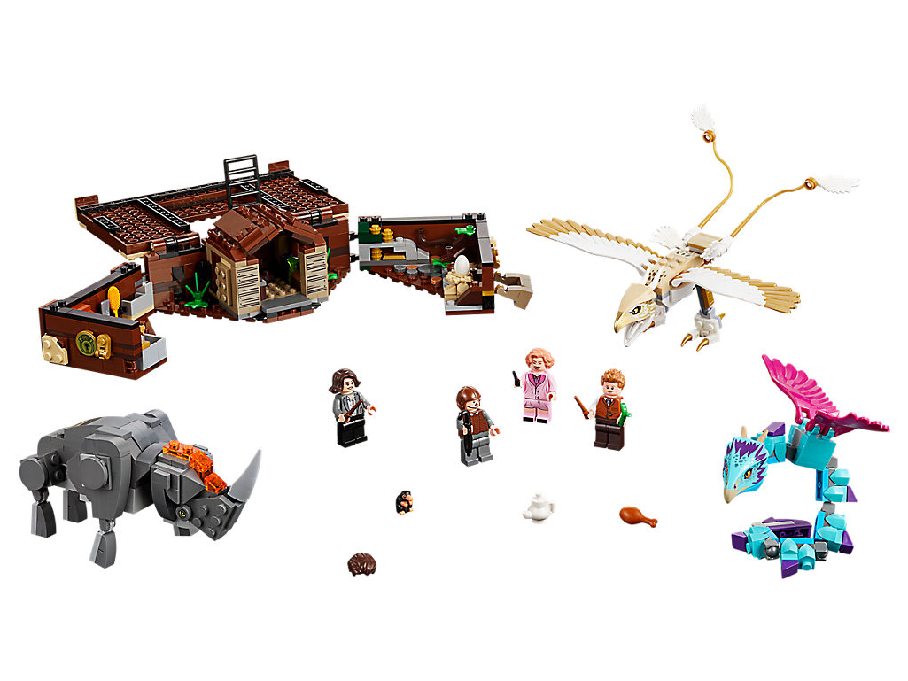 Конструктор Lego Harry Potter Чемодан Ньюта Саламандера - Newts Case Of Magical Creatures Clipart (1366x768), Png Download