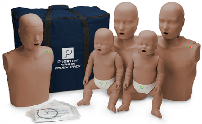 Prestan Professional Cpr-aed Training Manikin Family - Cpr Manikins Clipart (650x489), Png Download