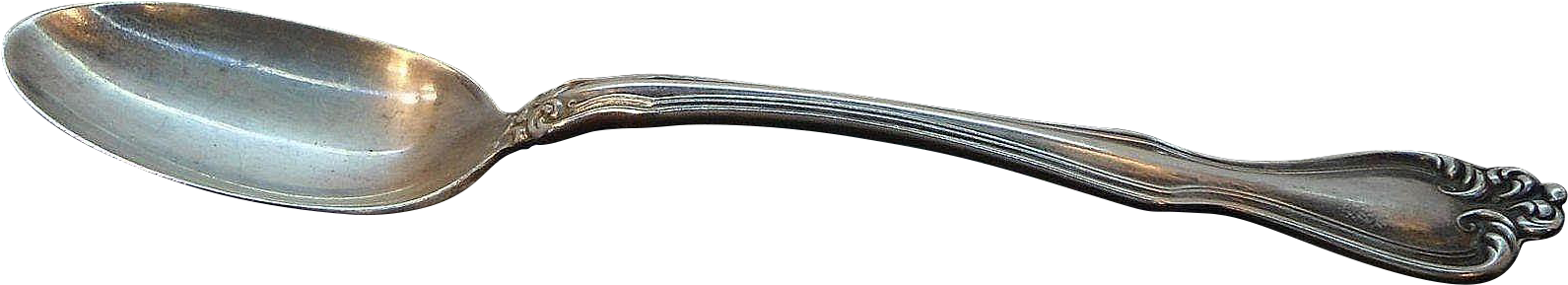 Vintage Westmoreland George And Martha Pattern Sterling - Spoon Clipart (1590x1590), Png Download