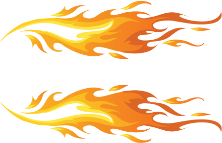 Racing Flames Png - Flame Clipart (600x600), Png Download