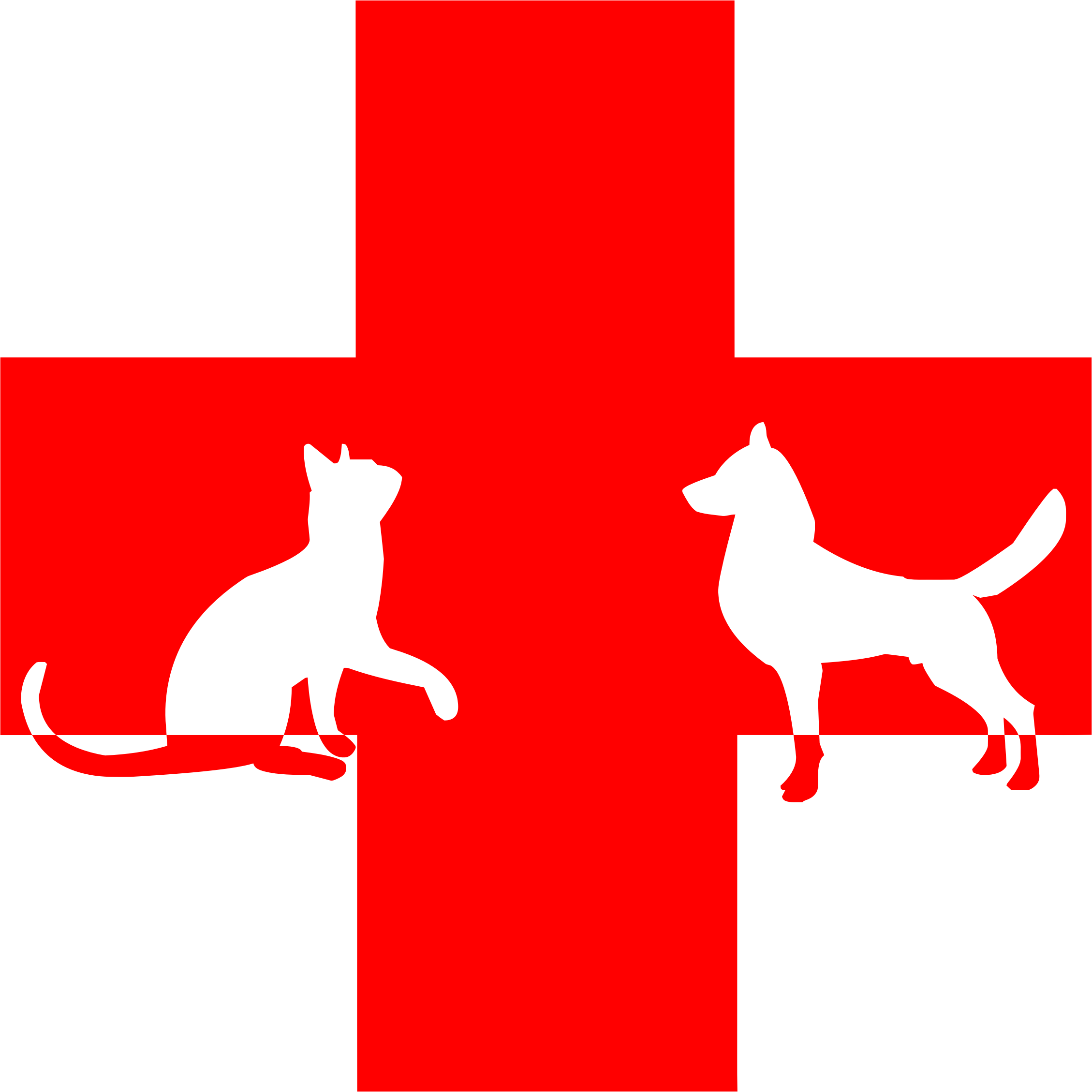 Veterinary First Aid Big Image Png Ⓒ - Dog And Cat Red Cross Clipart (2258x2258), Png Download