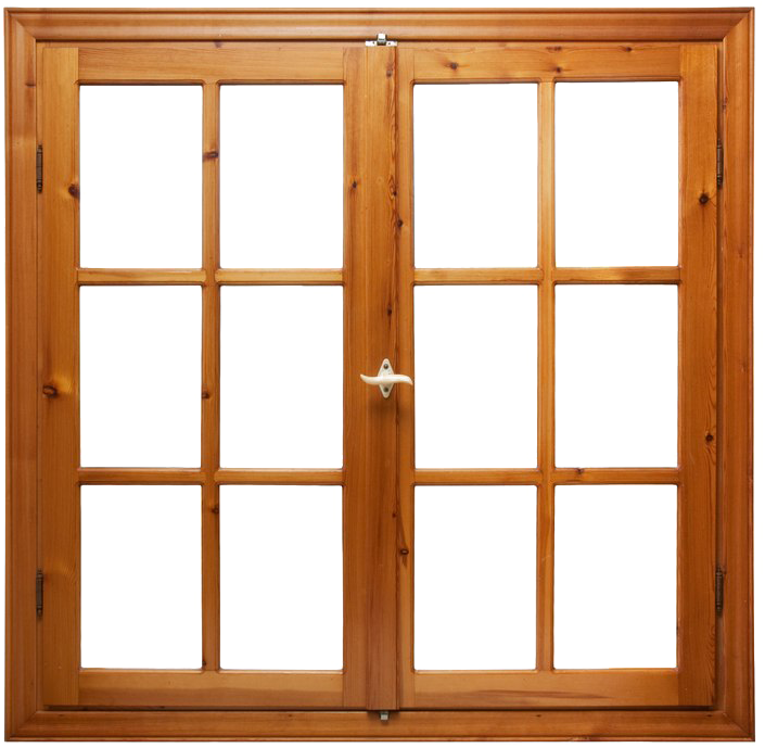 Window Transparent Image - Wood And Glass Windows Clipart (960x720), Png Download