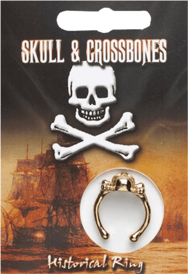 Skull And Crossbones Ring - Skull And Crossbones Clipart (555x555), Png Download