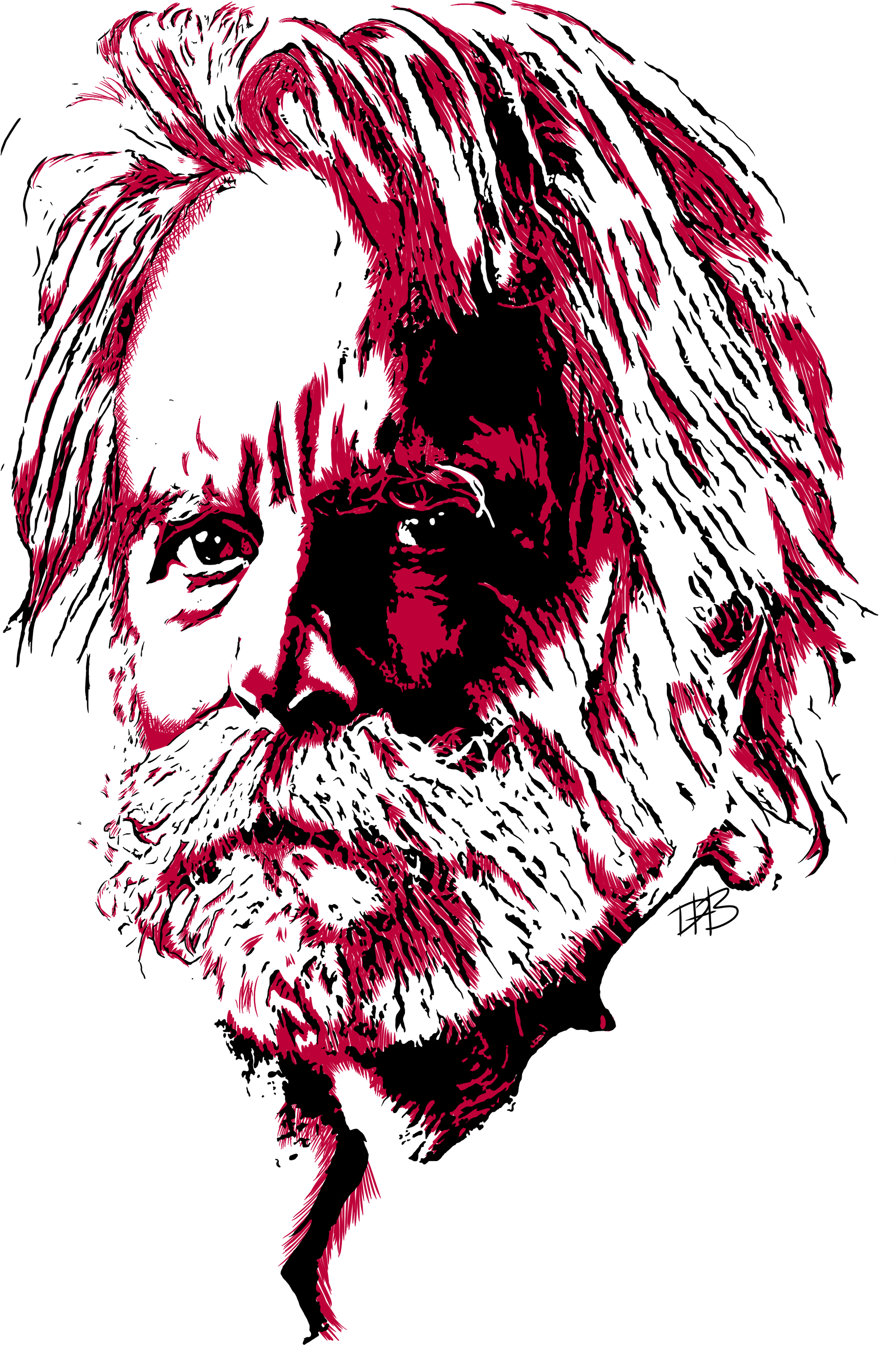 Art I Did Of Bob Weir Clipart (6500x8412), Png Download