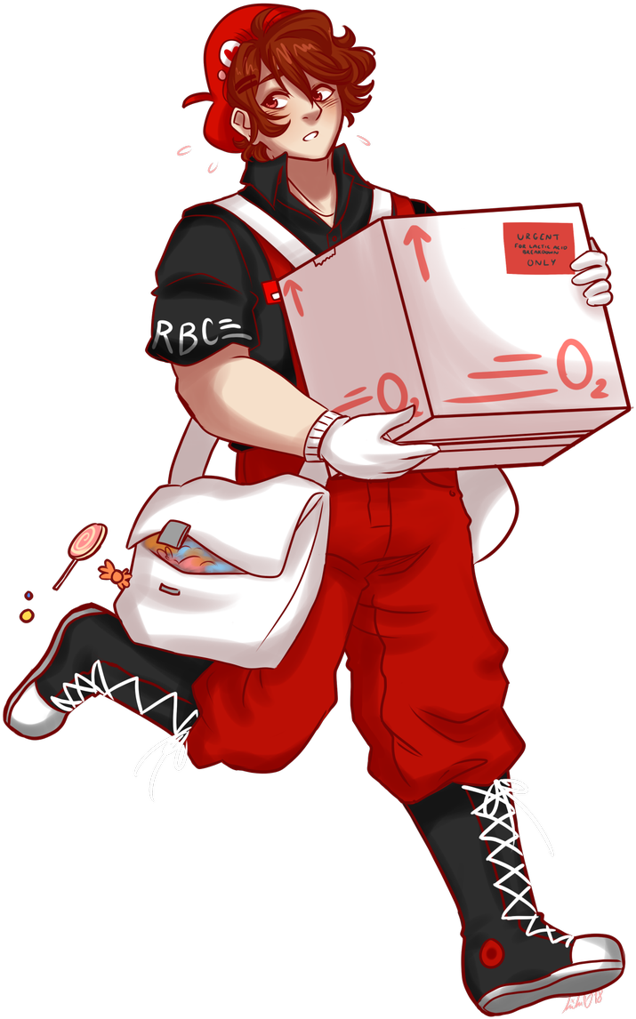 Red Blood Cell From His Design Sheet Its Amazing How Clipart (715x1146), Png Download