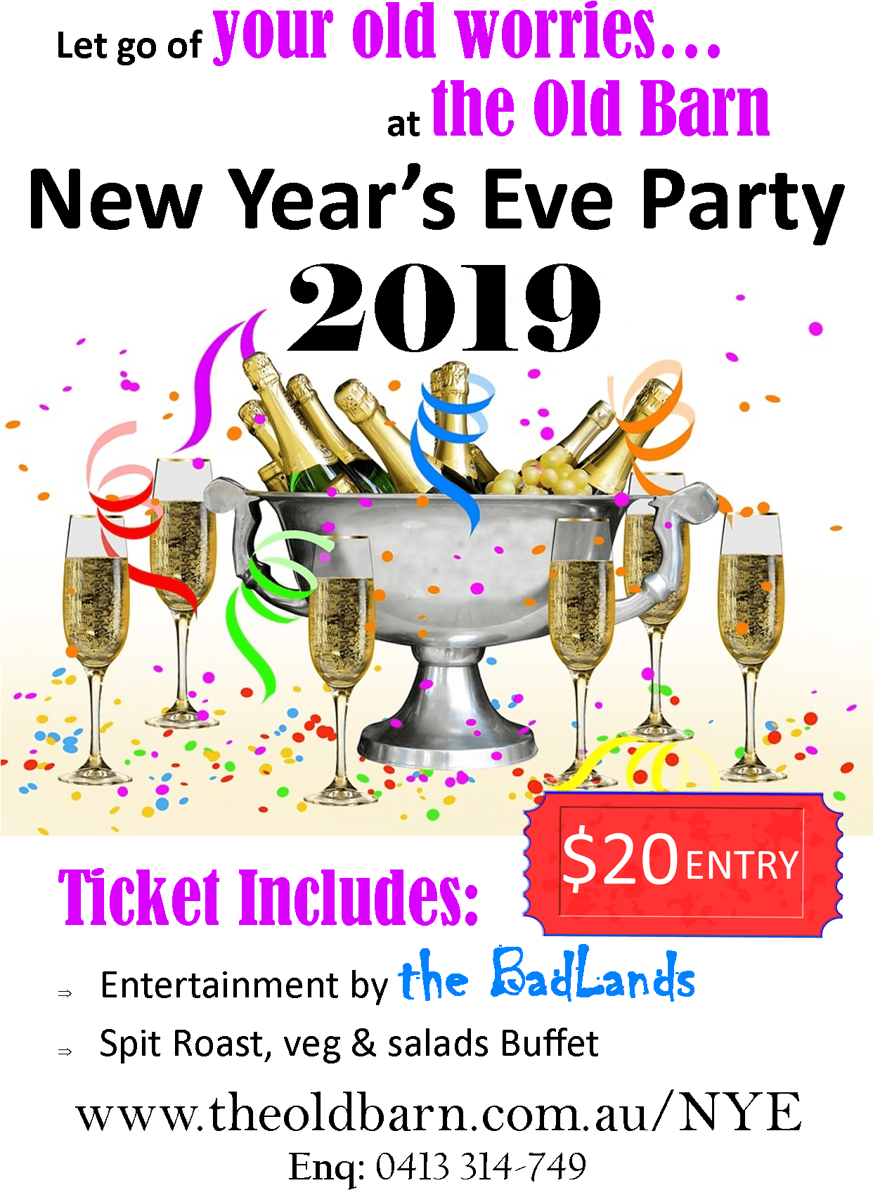 New Year's Eve Party - Announcement Clipart (1248x1733), Png Download