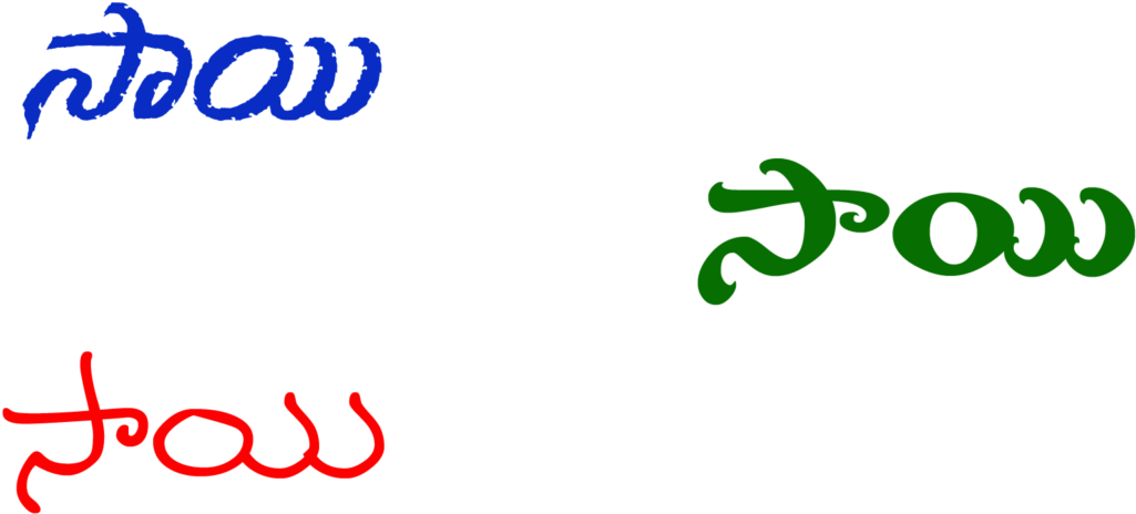 Sai Png Telugu Names Clipart (1025x464), Png Download