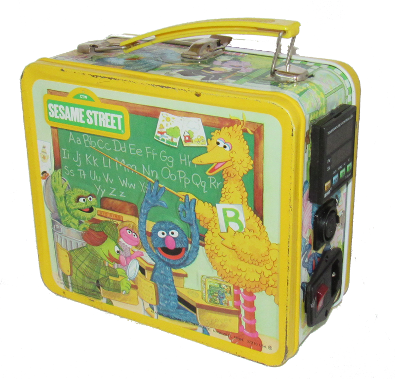 Sesame Street Lunch Box Enail - Briefcase Clipart (800x769), Png Download