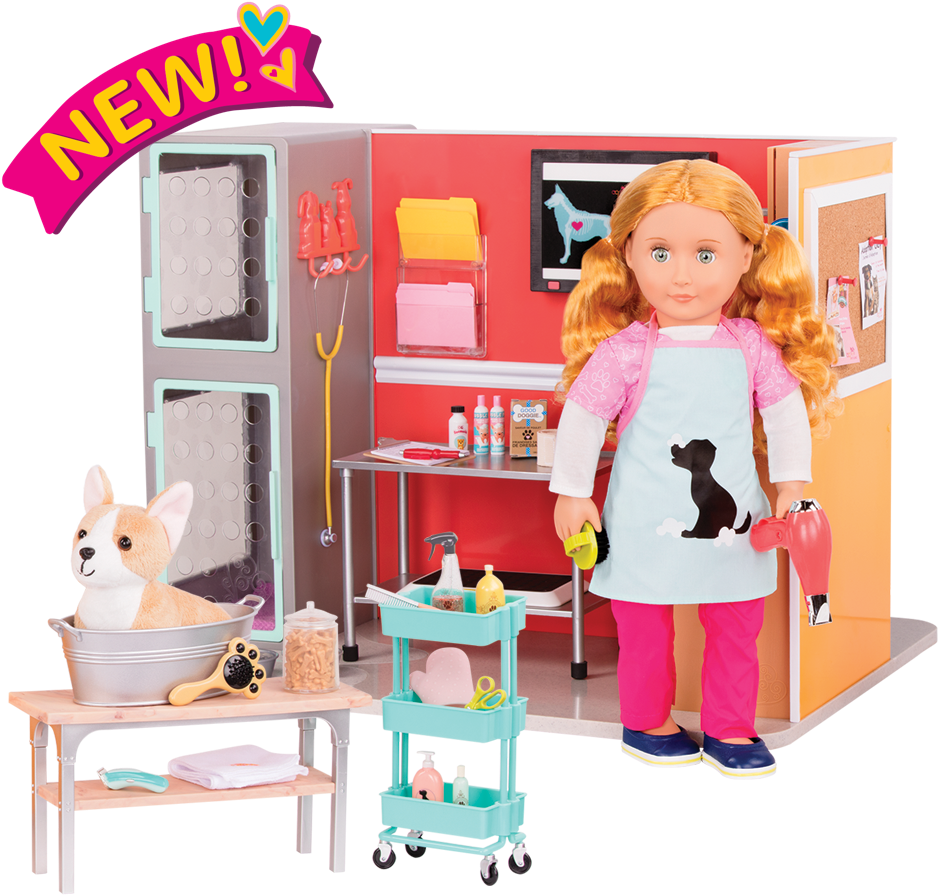 Anais Healthypawsvetclinic Pet Grooming Corgi - Our Generation Vet Clinic Clipart (1050x1050), Png Download