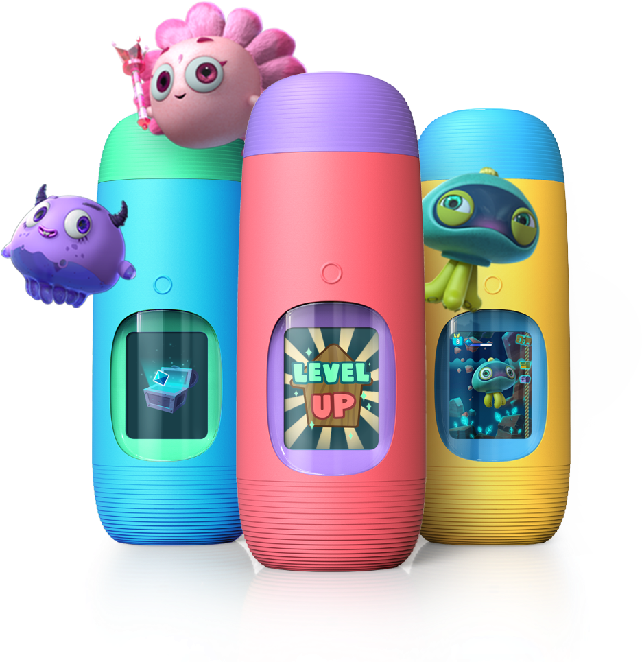 Gululu, The Interactive Water Bottle For Kids,launches - Gululu Water Bottle Clipart (980x976), Png Download