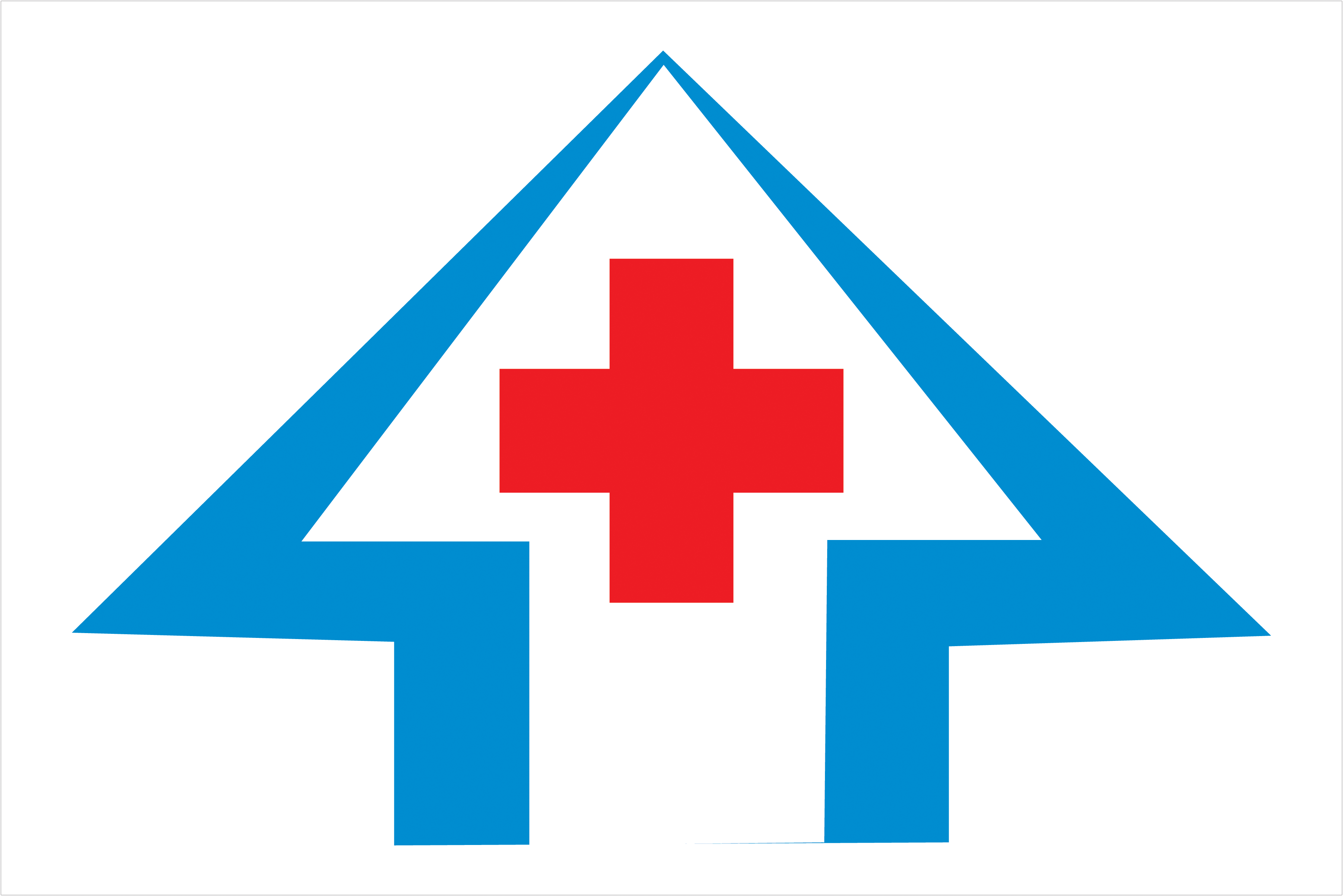 Sri Sai Krupa Hospital, Multi-speciality Hospital In - Cross Clipart (3606x2406), Png Download