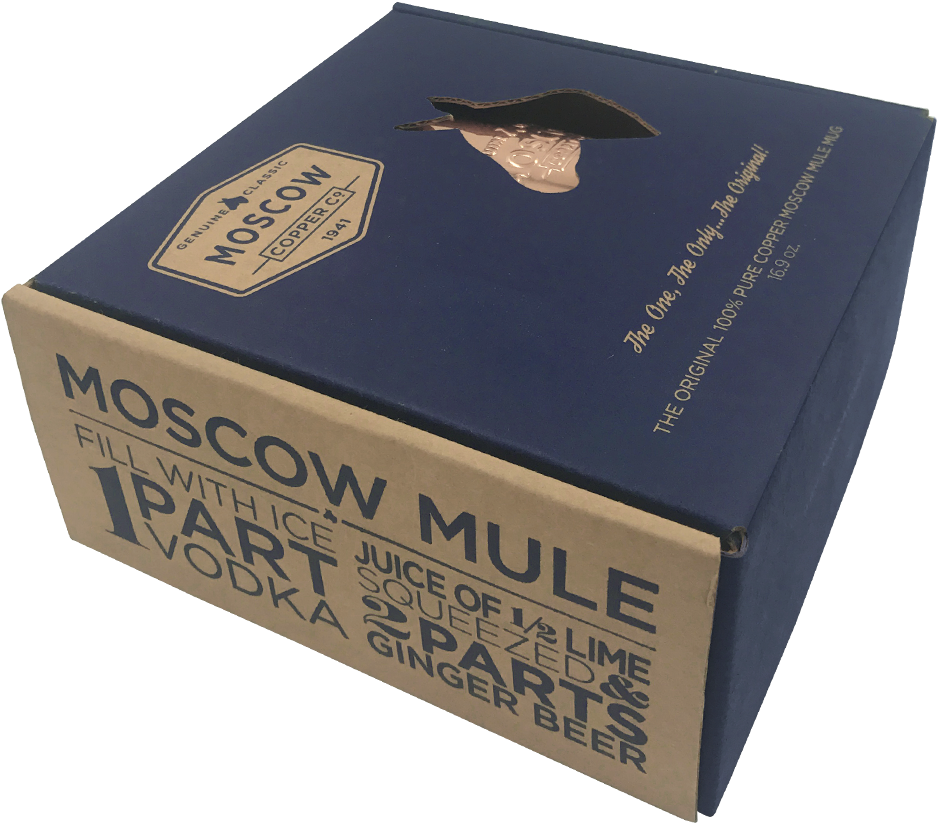 Pure Copper Printed Cartoon Water Bottle 34oz - Box Clipart (1024x1024), Png Download