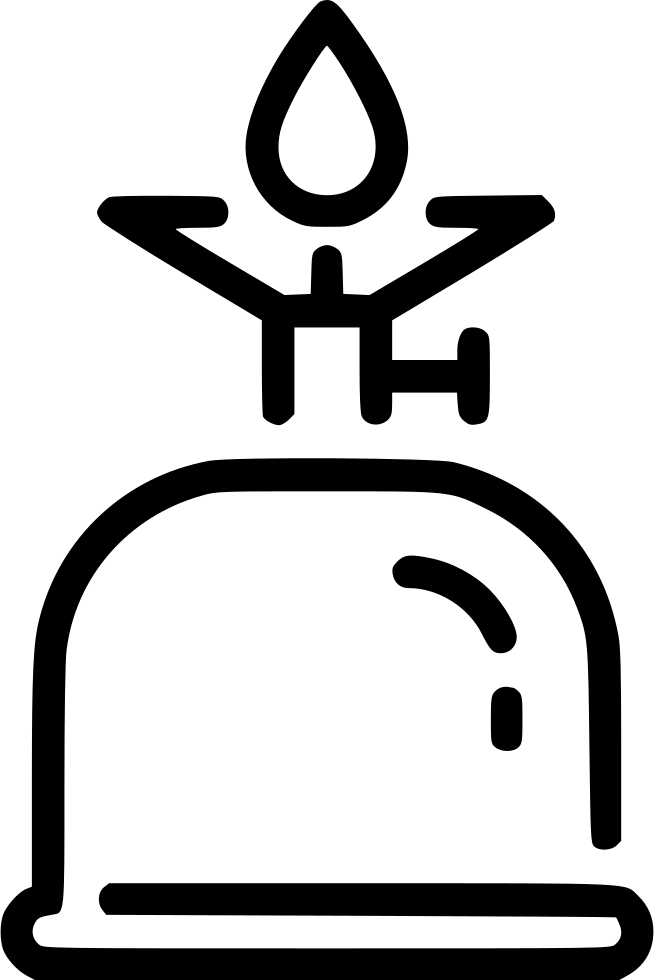 Gas Clipart Gas Range - Icon - Png Download (654x980), Png Download