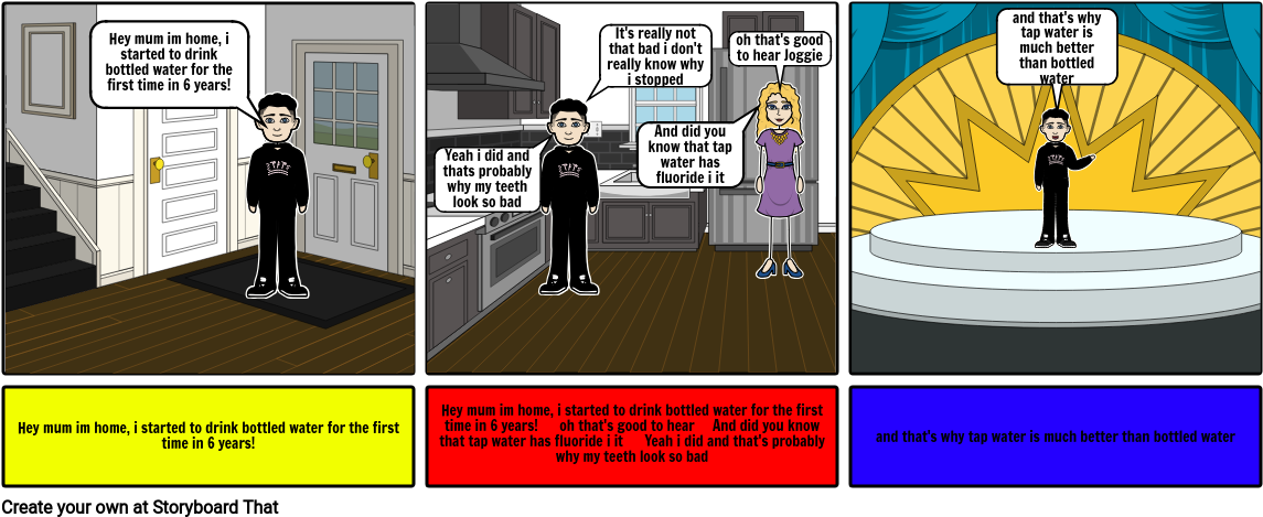 Water Bottle Project - Cartoon Clipart (1165x488), Png Download