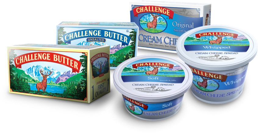 Challenge Butter And Cream Cheese Coupons - Butter & Cheese Png Clipart (846x438), Png Download