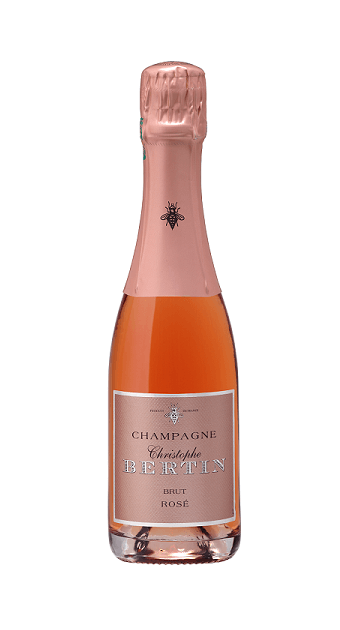 Christophe Bertin Rosé Half Bottle - Glass Bottle Clipart (629x629), Png Download