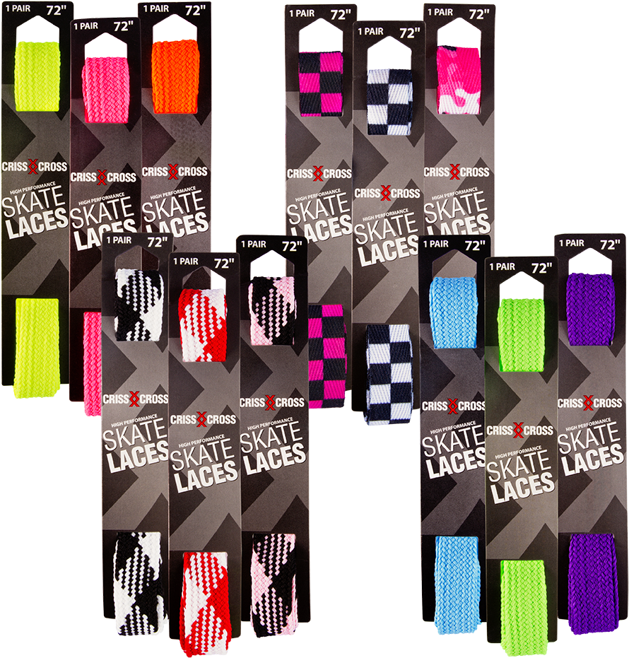 Criss Cross Laces Fat Width - Riedell Clipart (1000x1000), Png Download