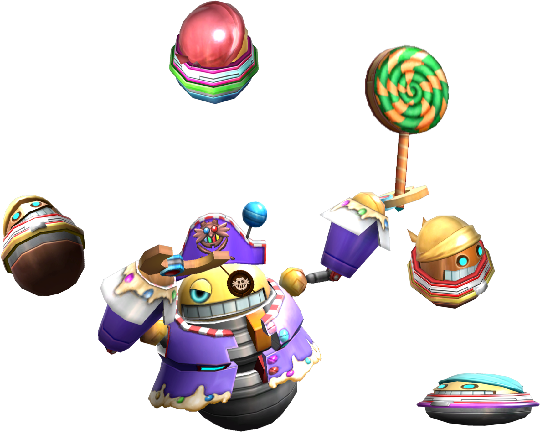 Captain Jelly Sonic Colors Ii - Cartoon Clipart (2000x1597), Png Download