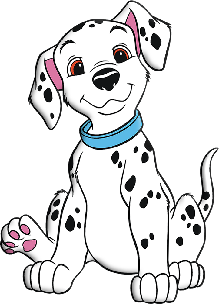 Dalmatian Clipart Animated - Puppy Coloring Pages - Png Download (723x1000), Png Download