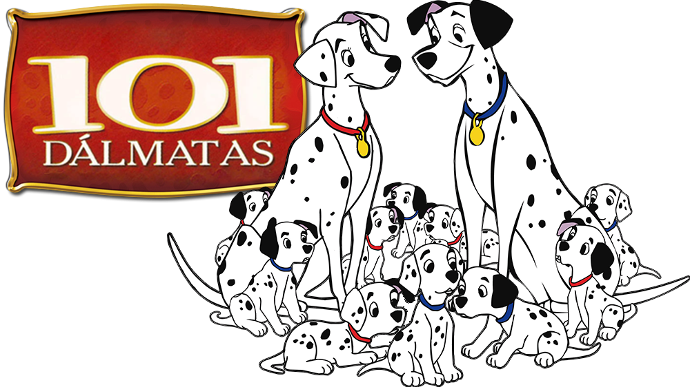 101 Dalmatians Image - 101 Dalmatians Cartoon Clipart (1000x562), Png Download