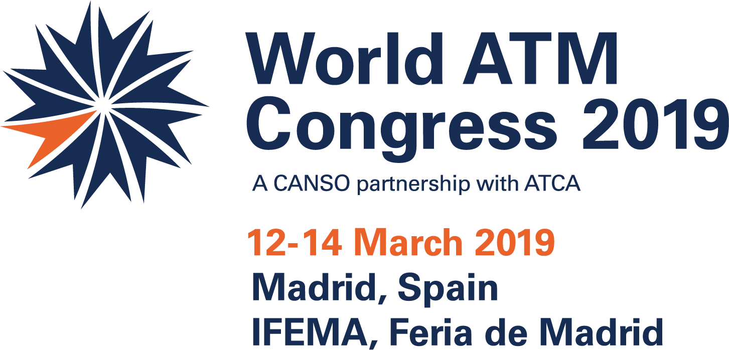 Download World Atm Congress 2019 Logo, With Dates Eps - World Atm Congress Clipart (1453x698), Png Download
