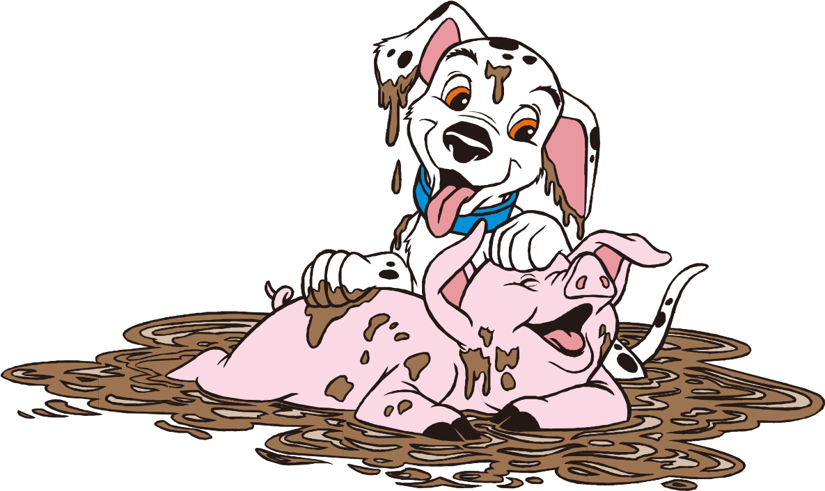 Dalmation Clipart Spotted Puppy - 101 Dalmatians - Png Download (1200x1018), Png Download