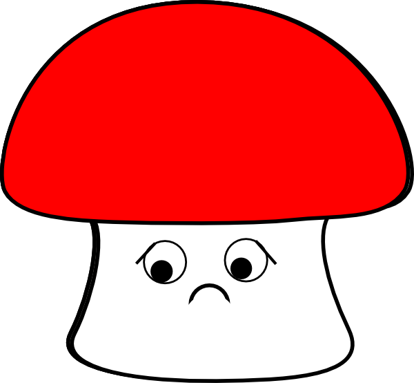 Small - Toadstool With No Spots Clipart (600x554), Png Download
