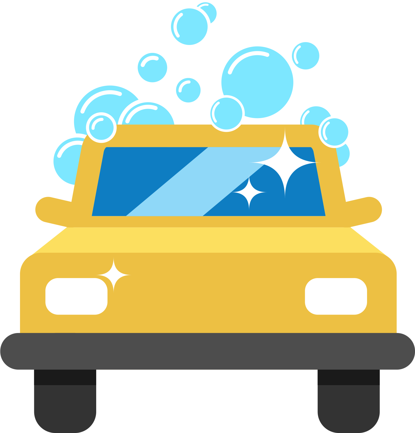 Morning & Evening Special - Car Wash Illustration Png Clipart (2600x1700), Png Download