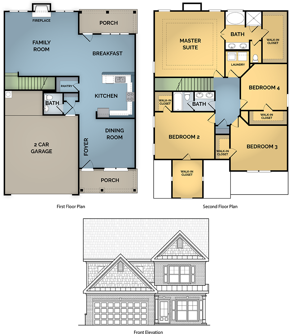 Upstairs Offers A Master Bedroom With A Trey Ceiling - Floor Plan Clipart (980x1100), Png Download