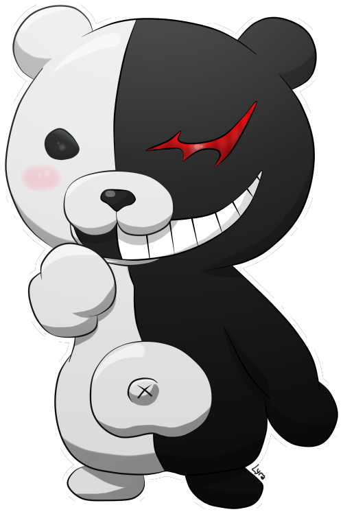 View Samegoogleiqdbsaucenao Thingkoing Bear , - Anime Chibi Monokuma Clipart (500x749), Png Download