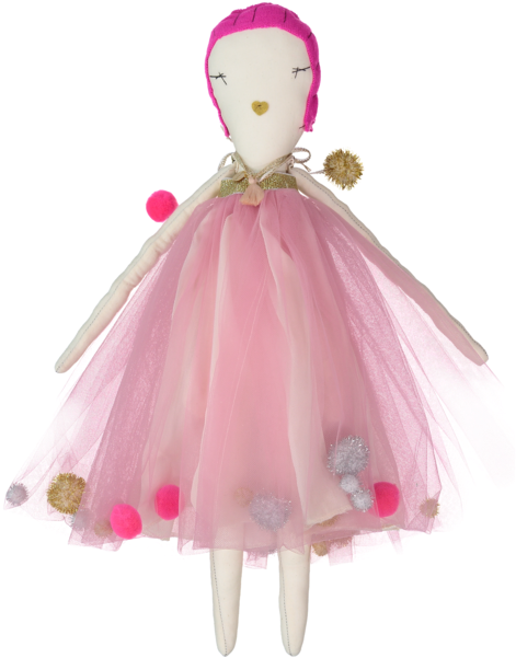 Atsuyo Et Akiko X Jess Brown Handmade Rag Doll - Plush Clipart (600x600), Png Download